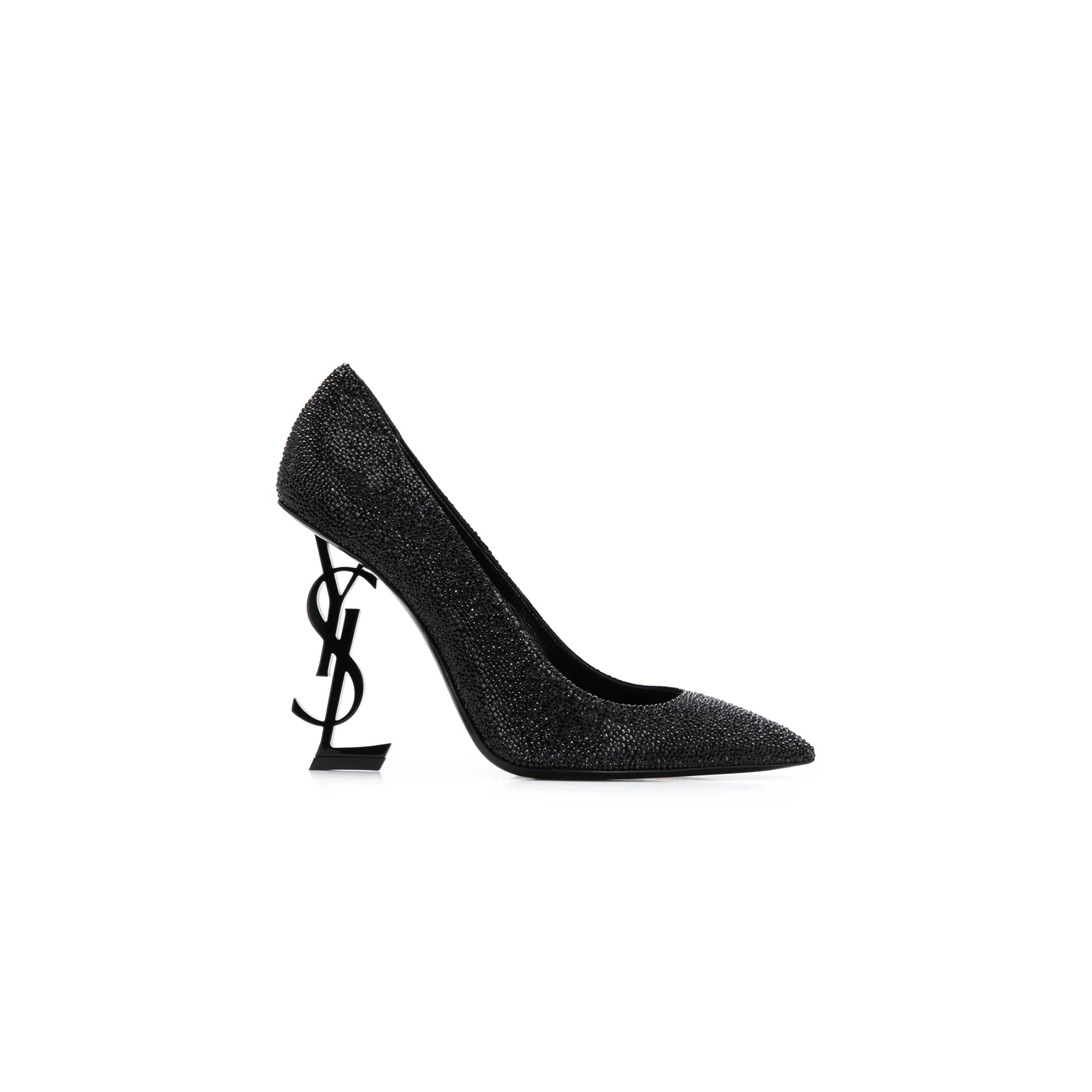 YSL OPYUM GLITTER PUMPS 